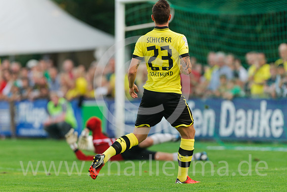 Preußen Borghorst - Borussia Dortmund am 04. September 2012 in Steinfurt-Borghorst._828